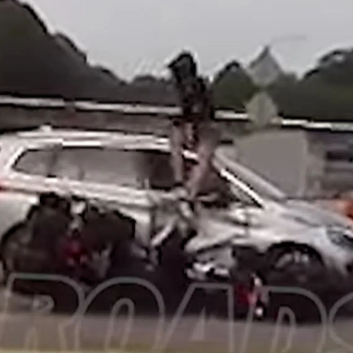 The car driver is assisting with investigations. 