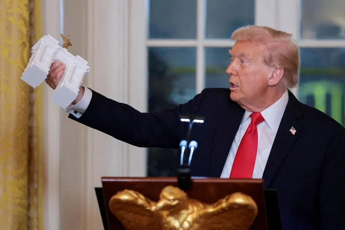 Trump seeks to build a triumphal arch in Washington for nation’s 250th birthday