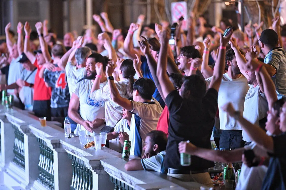 Eateries, bars and community spaces in Singapore have been holding free screenings for certain games during the 2026 World Cup.