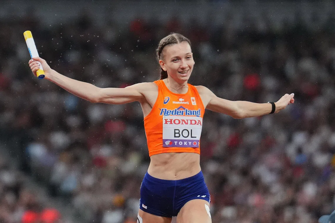 Netherlands’ world champion Femke Bol to switch from 400m hurdles to 800m
