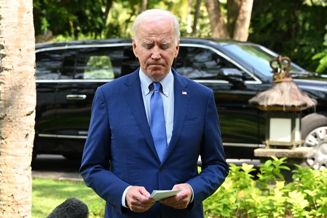 US President Joe Biden faces gridlocks with the Republicans winning a slim majority in the House of Representatives.  But it also opens opportunities, as he seeks to be re-elected in 2024.