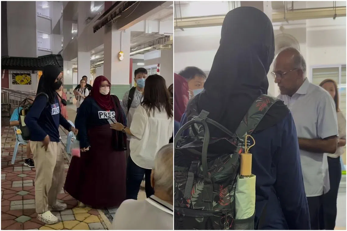 Law and Home Affairs Minister K. Shanmugam posted a video of his exchange with two women at his Meet-the-People Session.