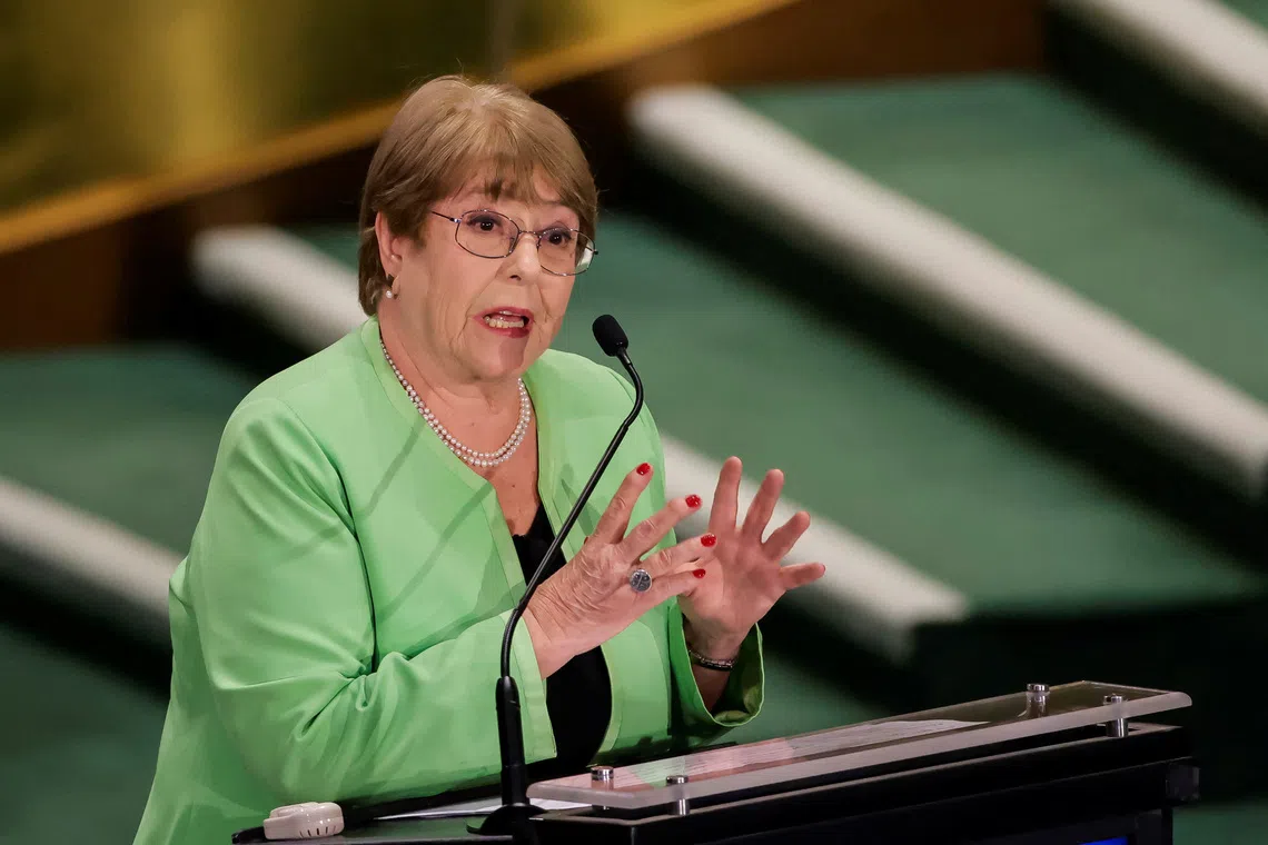 Chile's Bachelet withdraws from race to lead UN