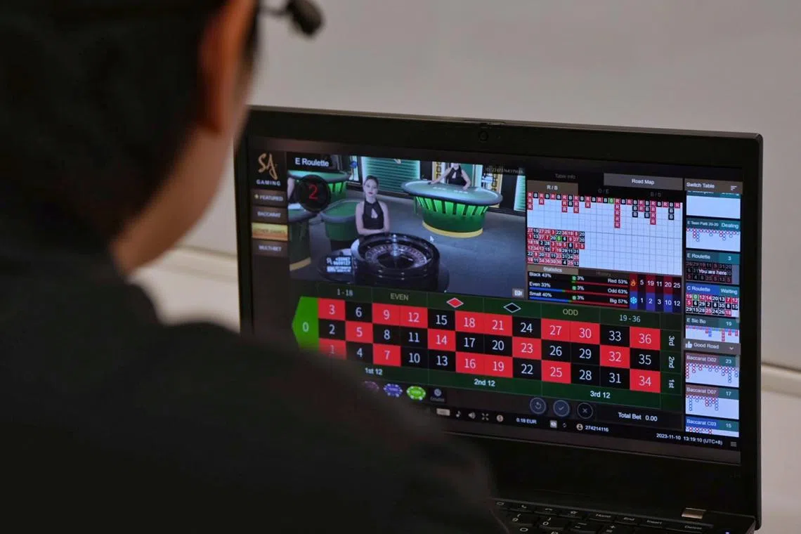 Although illegal, online gambling through other sites other than legal operator Singapore Pools continues to be a pastime for many. 