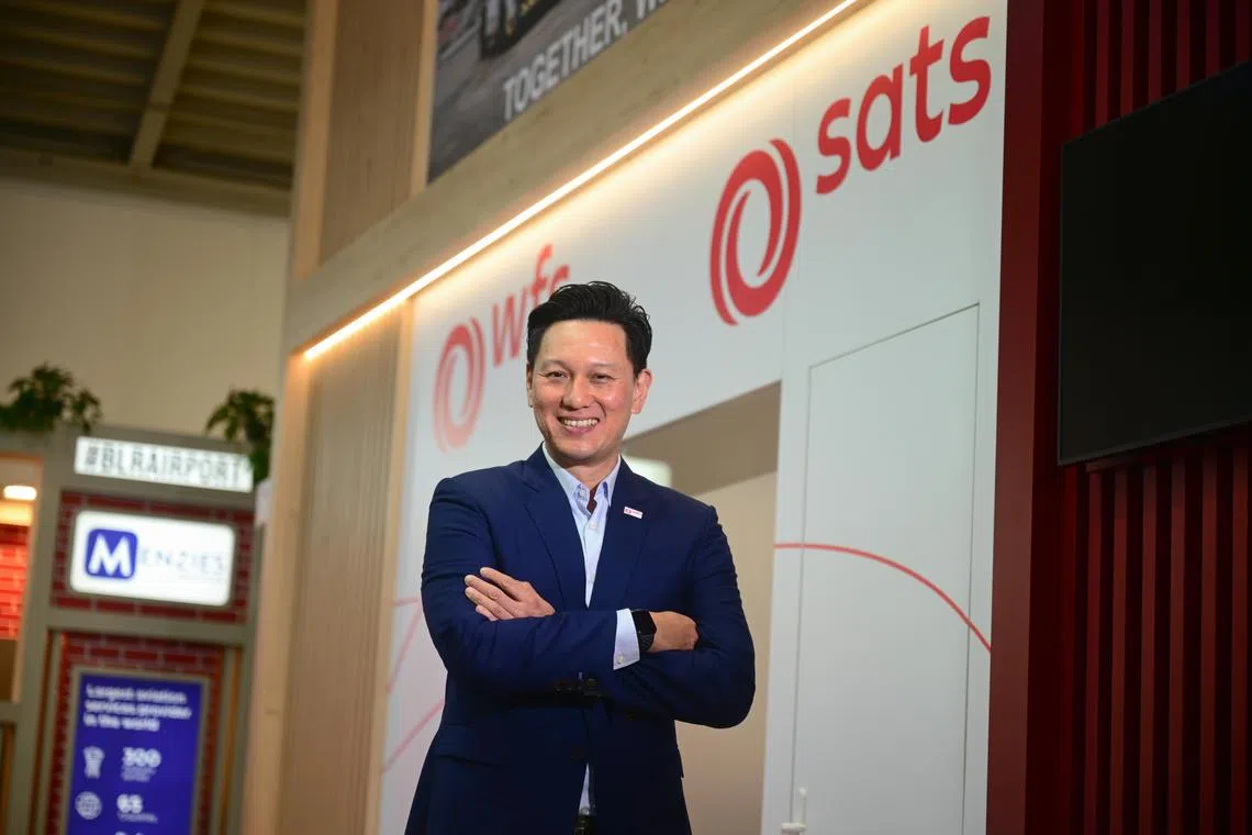 ST20250601_202582800528 vcsats03 Azmi Athni//

Mr Kerry Mok, president and CEO of SATS, at the Transport Logistics 2025 trade fair in Munich, Germany, on June 3, 2025. 

ST PHOTO: AZMI ATHNI
