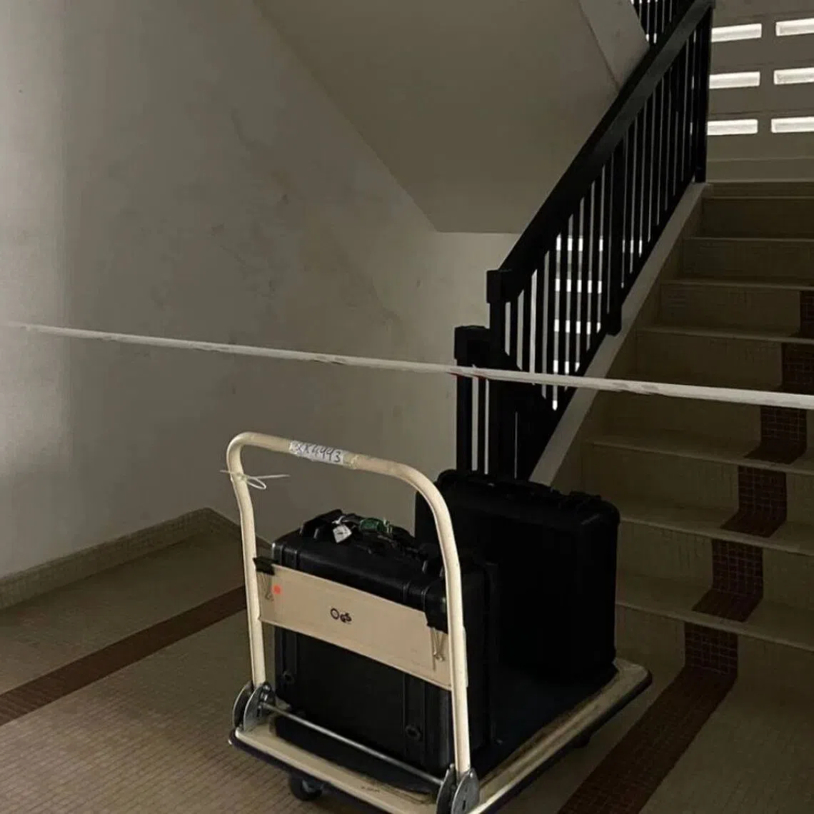 The police said that they received a call for help at 5000C Marine Parade Road at about 12.45pm.