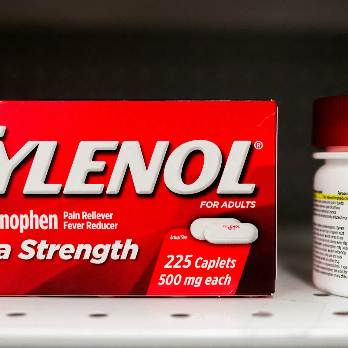 FILE PHOTO: An illustration photo shows Tylenol in Schwenksville, Pennsylvania, U.S. September 24, 2025.  REUTERS/Hannah Beier/File Photo