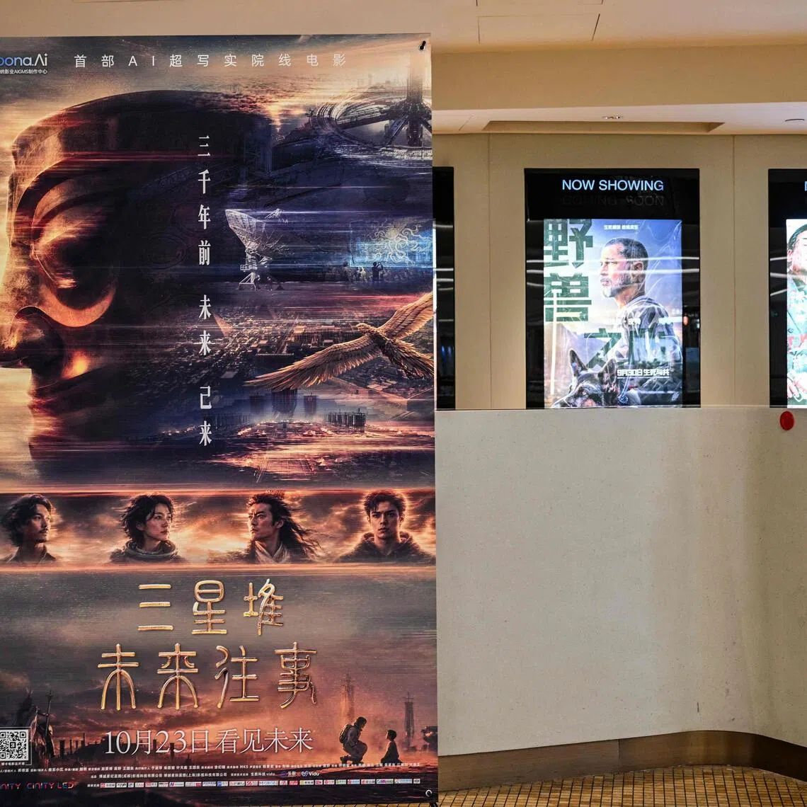 More than 10,000 screenings of Sanxingdui: Future Past are scheduled for Oct 23, according to ticketing platform Maoyan.