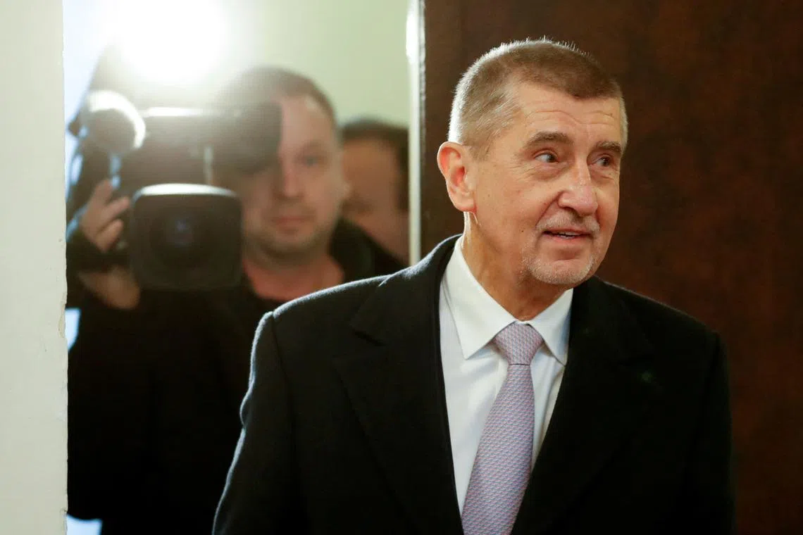 Former Czech PM Andrej Babis (pictured) is seeking to win the presidency and replace his frequent ally, Czech President Milos Zeman.