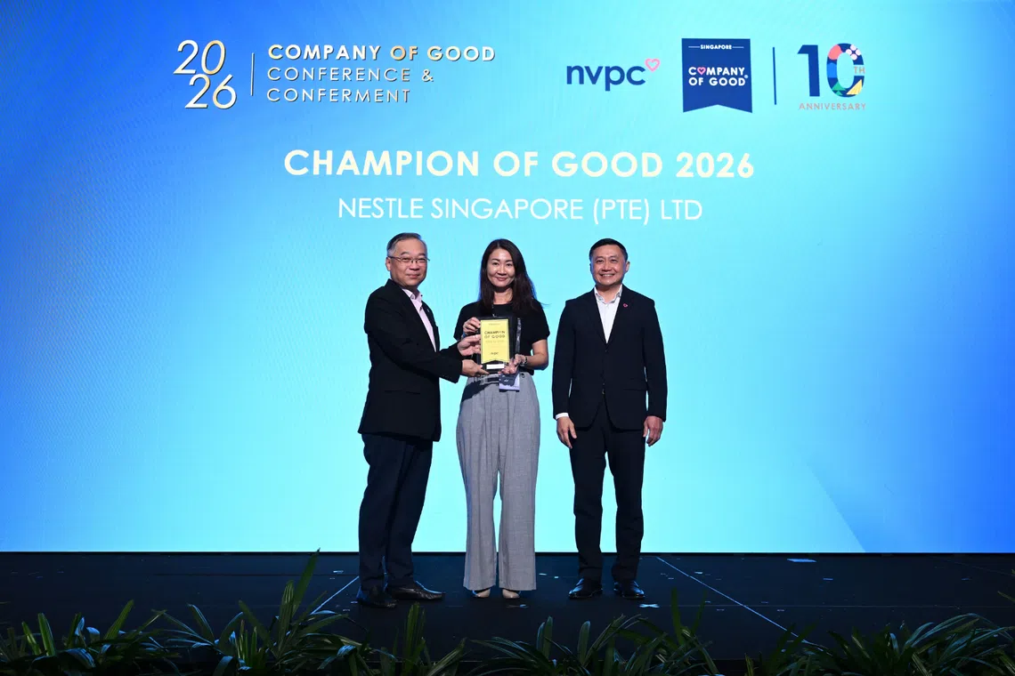 nestle singapore winning champion of good 2026 accolade