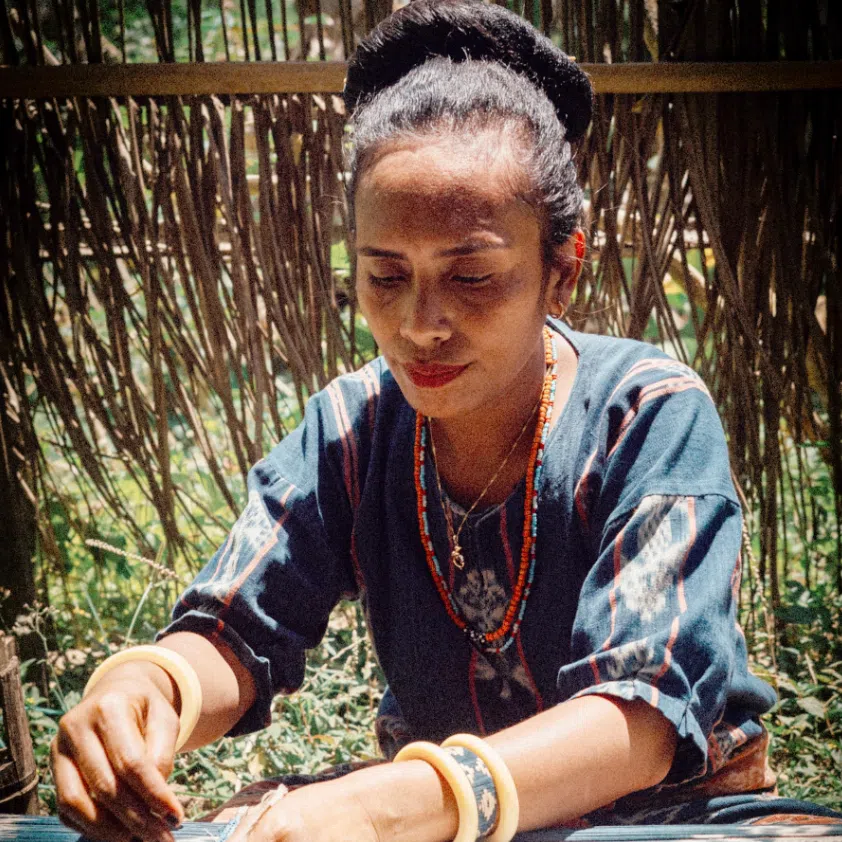 Unlike batik, ikat fabric is typically not sold outside Indonesia, and the best material is from East Nusa Tenggara.