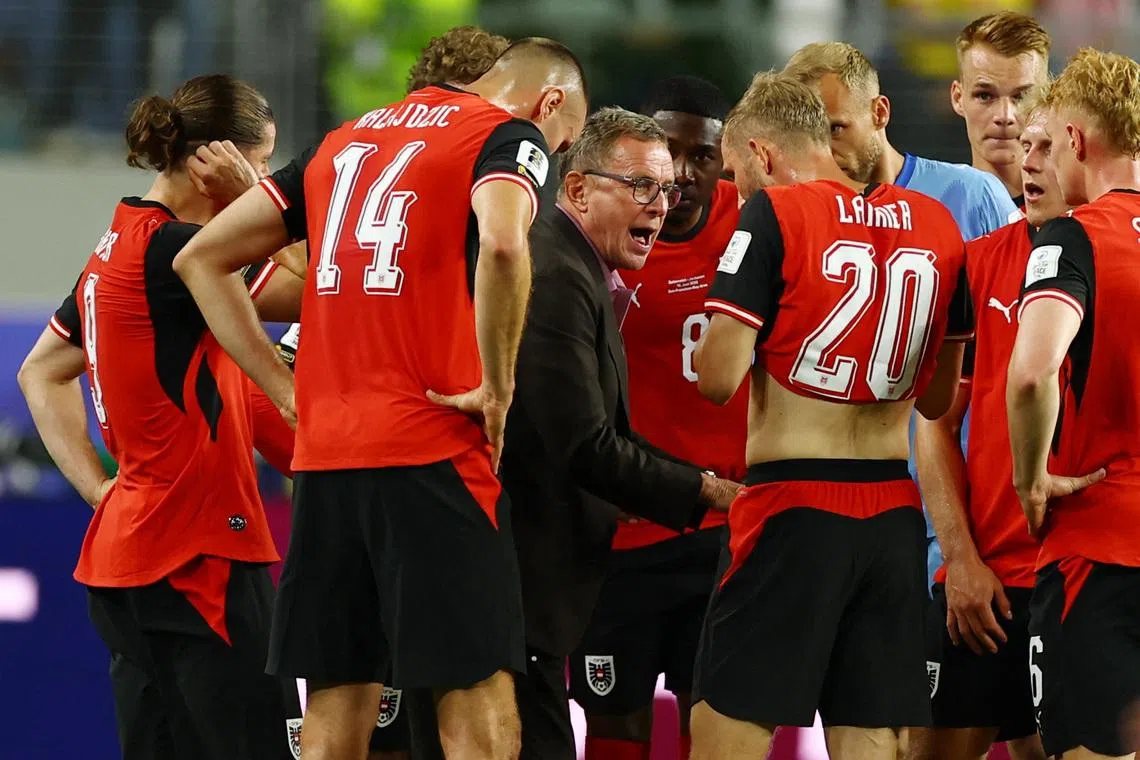 Austria's Rangnick hails World Cup's smaller nations after close win over Jordan