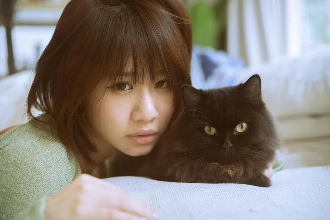 Cosplayer Rurusama observed her diva cat Lucifer to prepare for her movie debut in Luck My Life