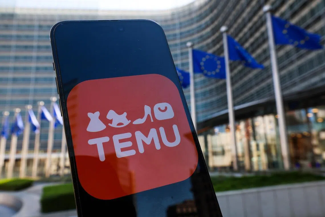 The European Commission blamed Temu’s recommendation algorithms for helping to spread illegal products.