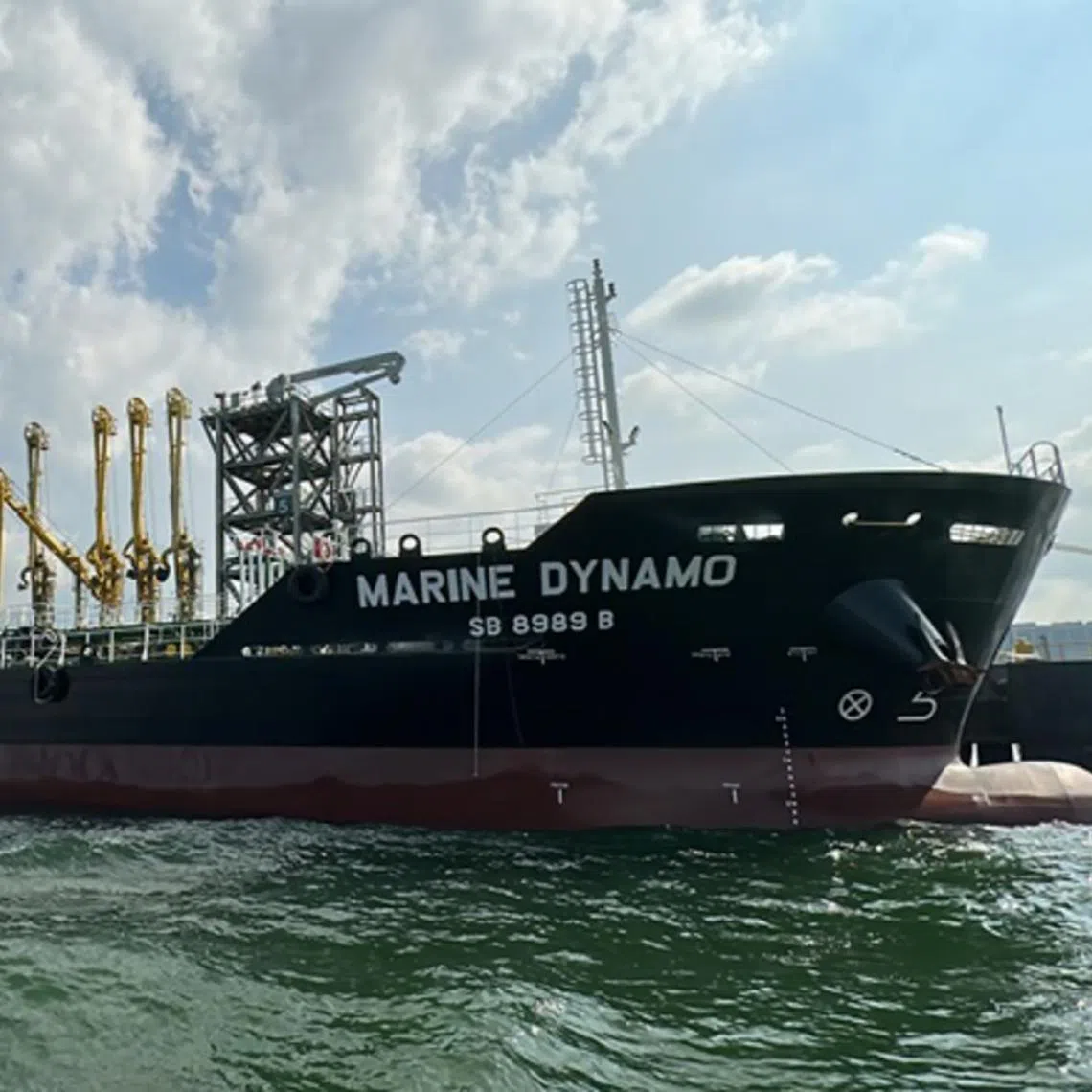 A crew member from Singapore-registered tanker Marine Dynamo reported suffering minor bruises and sprains.