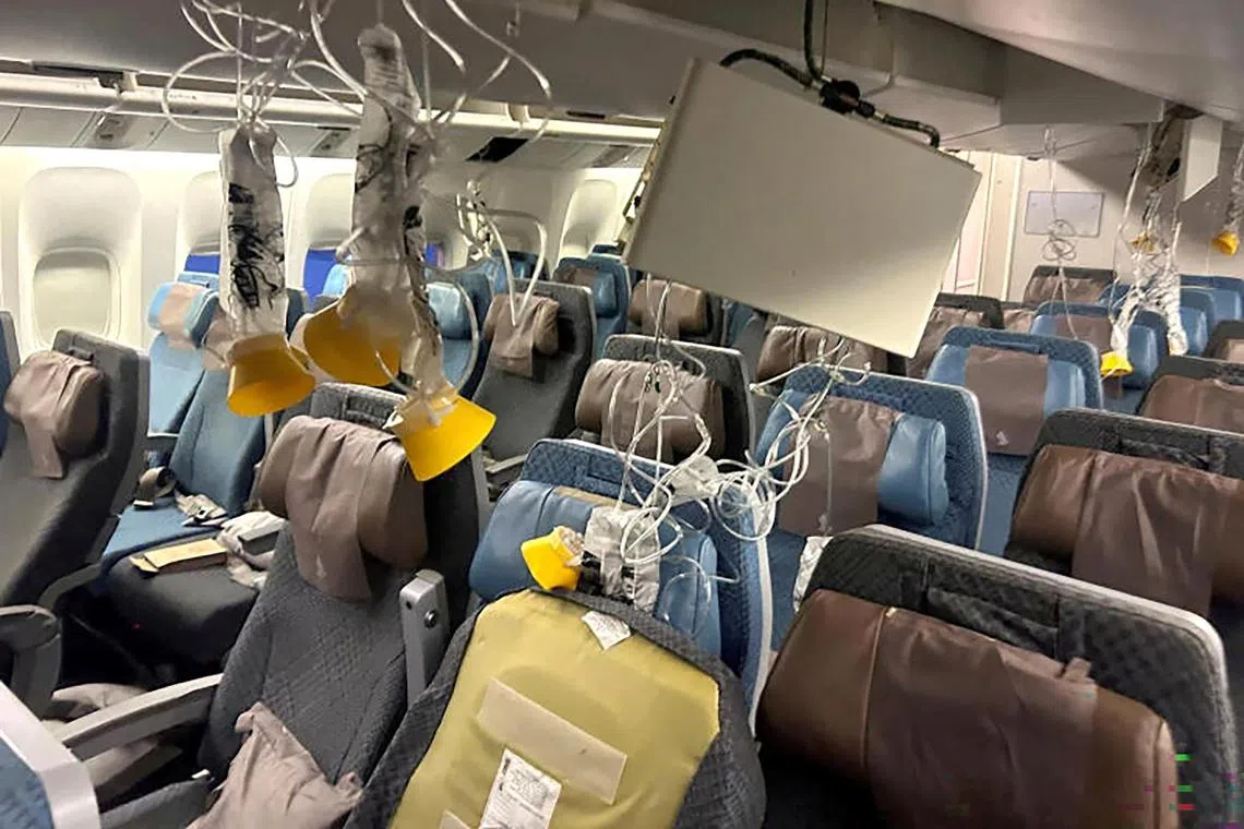 Sudden, extreme turbulence caused flight SQ321 to drop 178 feet, or about 54m, in 4.6 seconds on May 21, 2024.