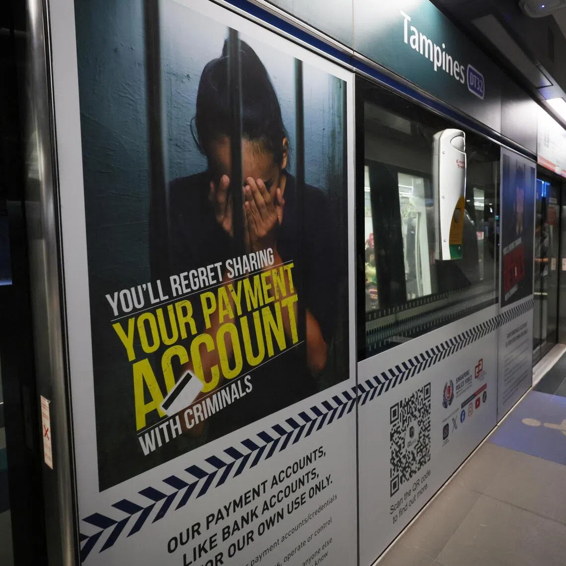 The Scams (Countermeasures) and Other Matters Bill was passed on Sept 9, making it an offence to provide one’s personal details for the creation of such accounts, and to supply or buy such accounts for crime.