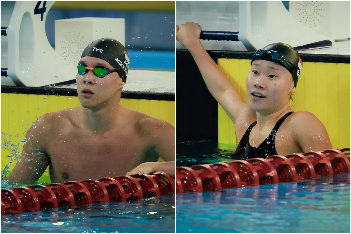 SEA Games 2025: Singapore’s Mikkel Lee, Gan Ching Hwee and Letitia Sim emerge victorious on Day 2 of swimming