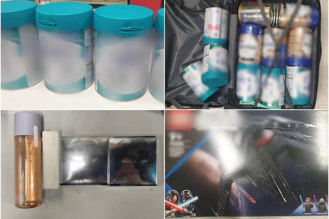 The incident took place at Raffles City Shopping Centre, and items such as milk powder, cosmetics and toys were allegedly stolen.