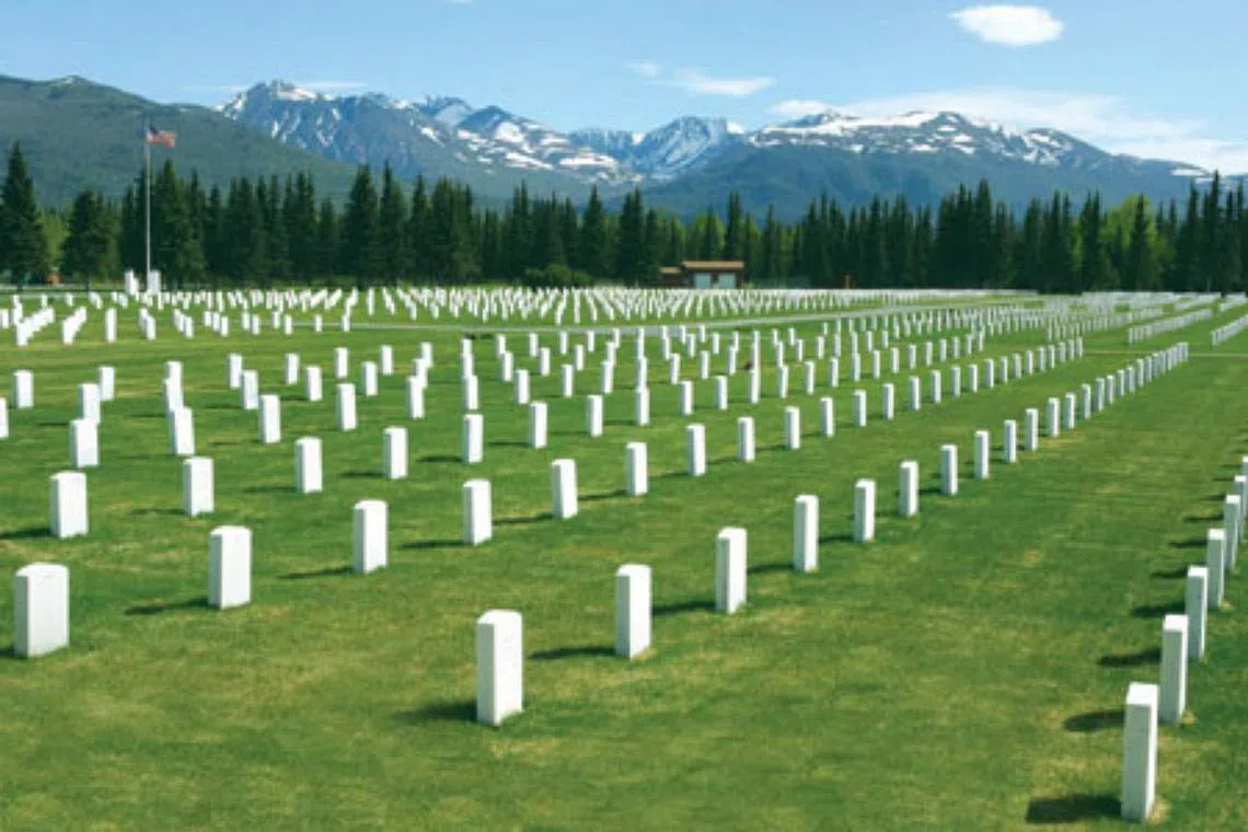Russia’s embassy in Washington said its diplomats were denied access to Fort Richardson National Cemetery.