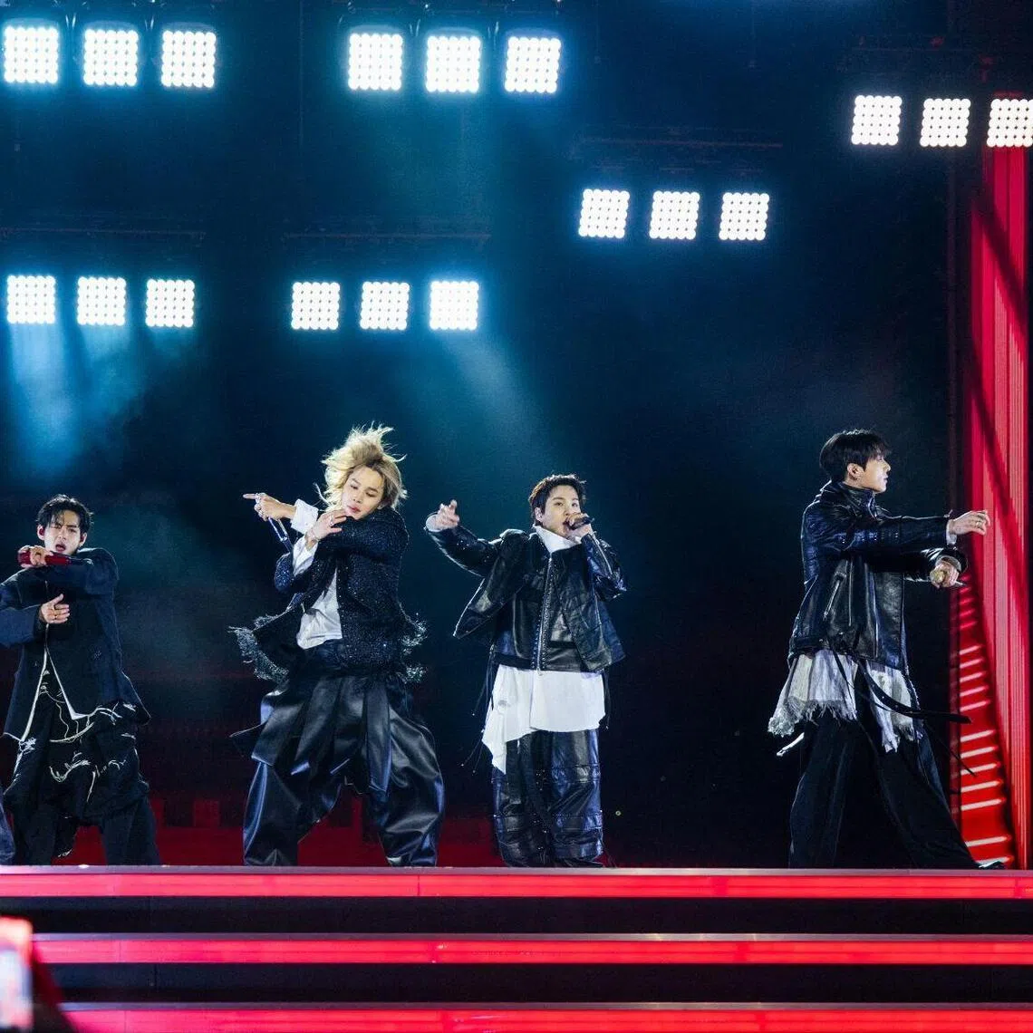 BTS performed their first show in nearly four years on March 21, in front of enormous crowds in Seoul for a K-pop extravaganza livestreamed to millions more worldwide. 