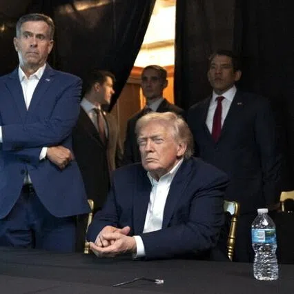US President Donald Trump (right) watching Operation Absolute Resolve, the US raid that captured Venezuelan President Nicolas Maduro, on Jan 3.