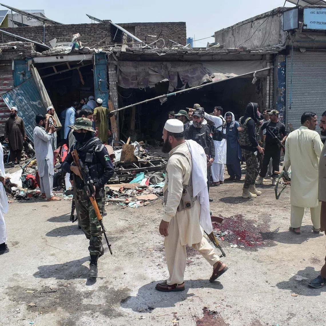 The bomb blast caused panic on the streets, as people rushed to help the wounded and emergency vehicles raced to the site.