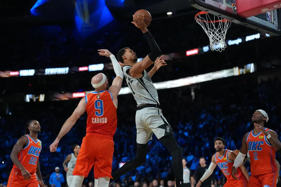Victor Wembanyama shines on comeback as the San Antonio Spurs stun the Oklahoma City Thunder to reach the NBA Cup final