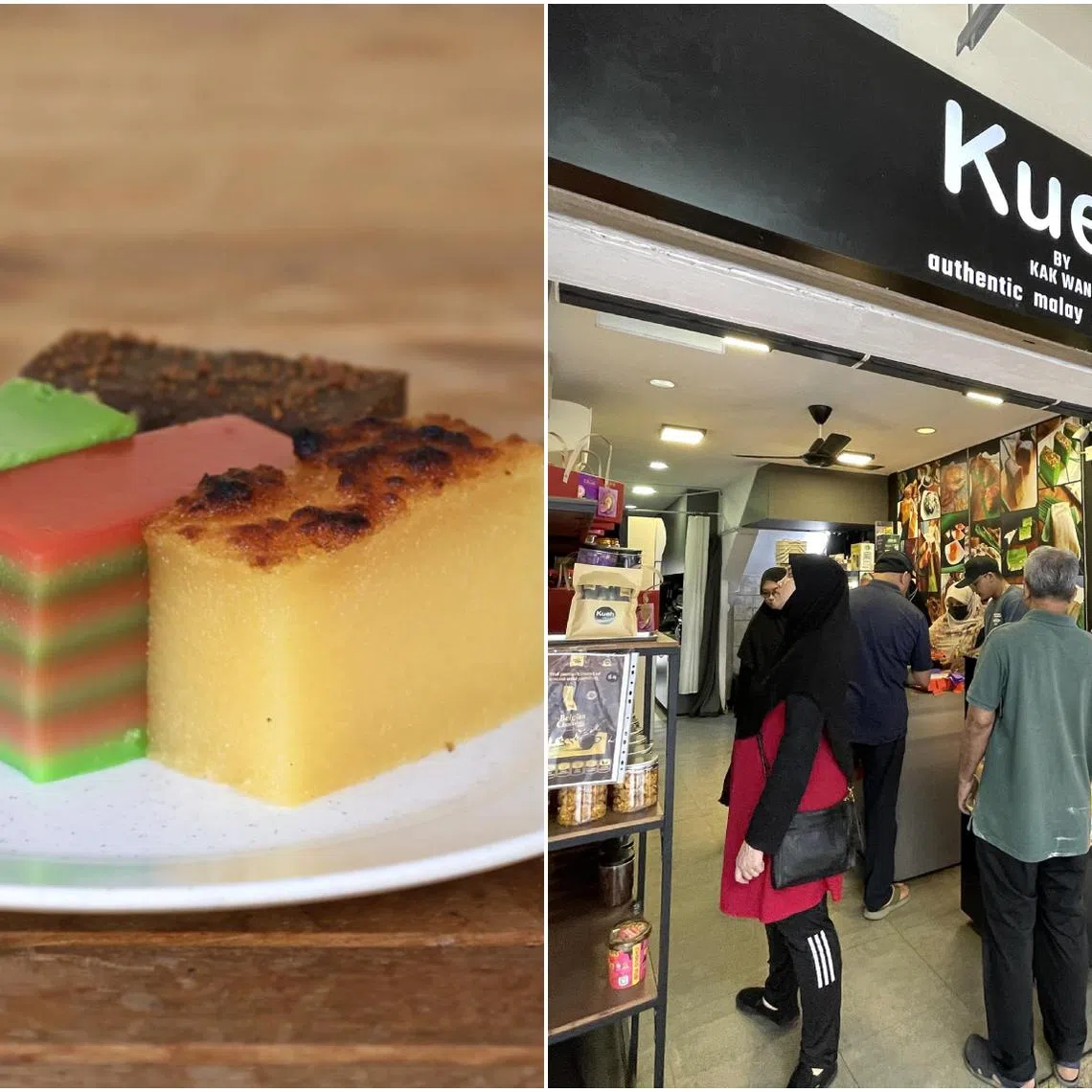 Kueh By Kak Wan in Tampines sells a variety of traditional Malay snacks.