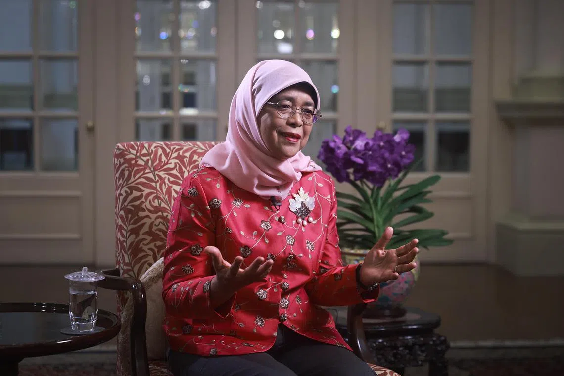 “It gave me sleepless nights,” says Madam Halimah of the decisions she had to make on unlocking the reserves during the Covid-19 crisis.