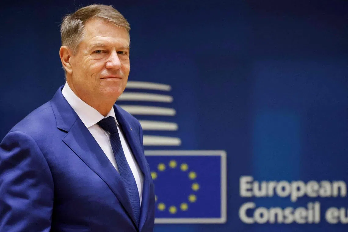 Romanian President Klaus Werner Iohannis will receive a ceremonial welcome at the Istana on Friday. 