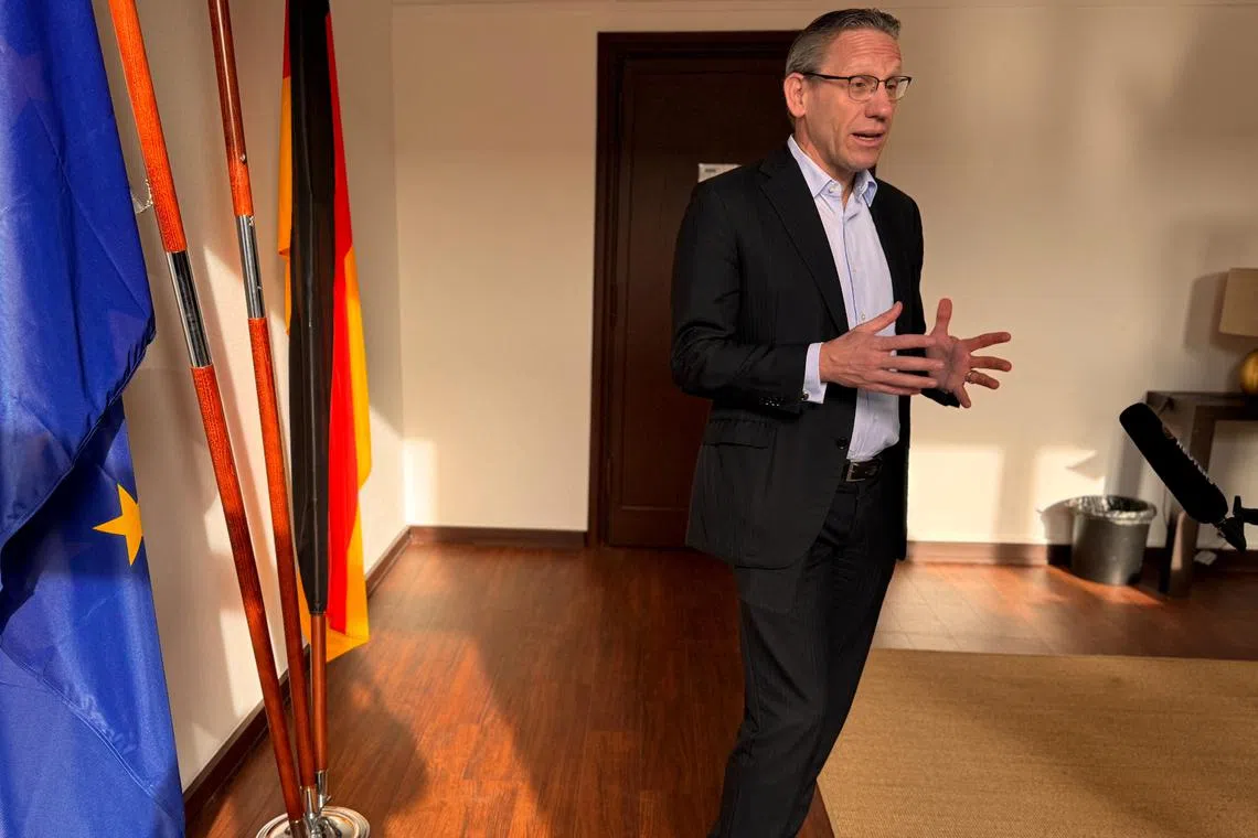 German Finance Minister Joerg Kukies will travel on Feb 25 to Cape Town for the G-20 meeting of finance ministers.