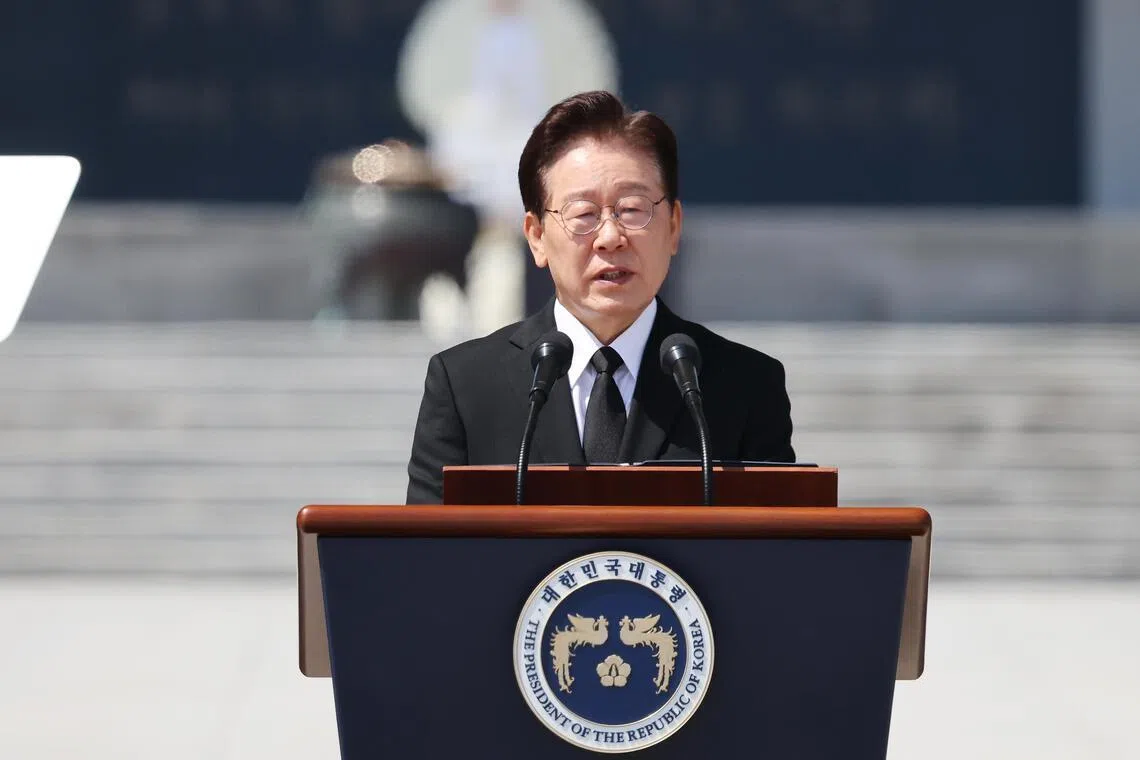 South Korea’s Lee marks first year with vow to find new growth engines