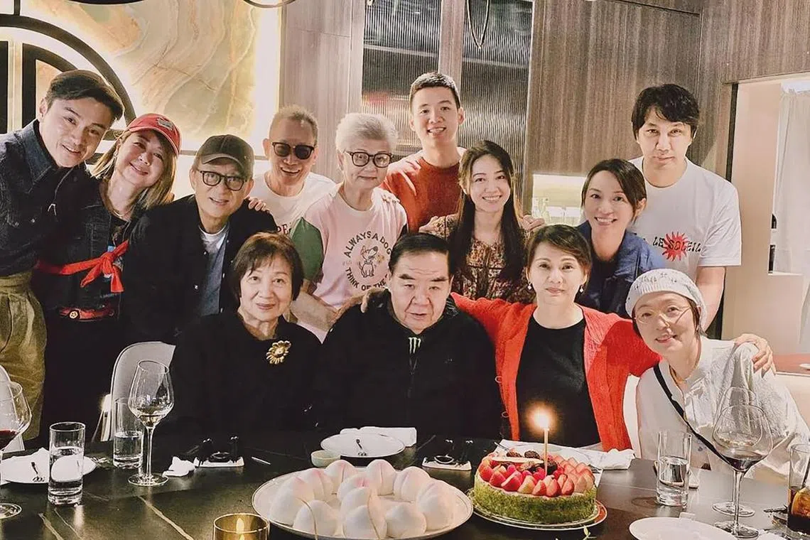 kent23 - Screenshot. Kent Cheng (middle) celebrated his 73rd birthday on May 22, 2024.

Credit: ALICECHANWAI/INSTAGRAM