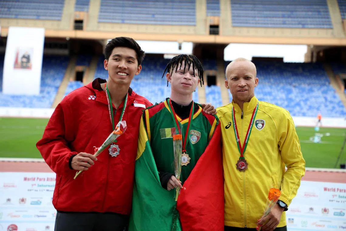 James Ethan Ang at the World Para Athletics Marrakech 2023.