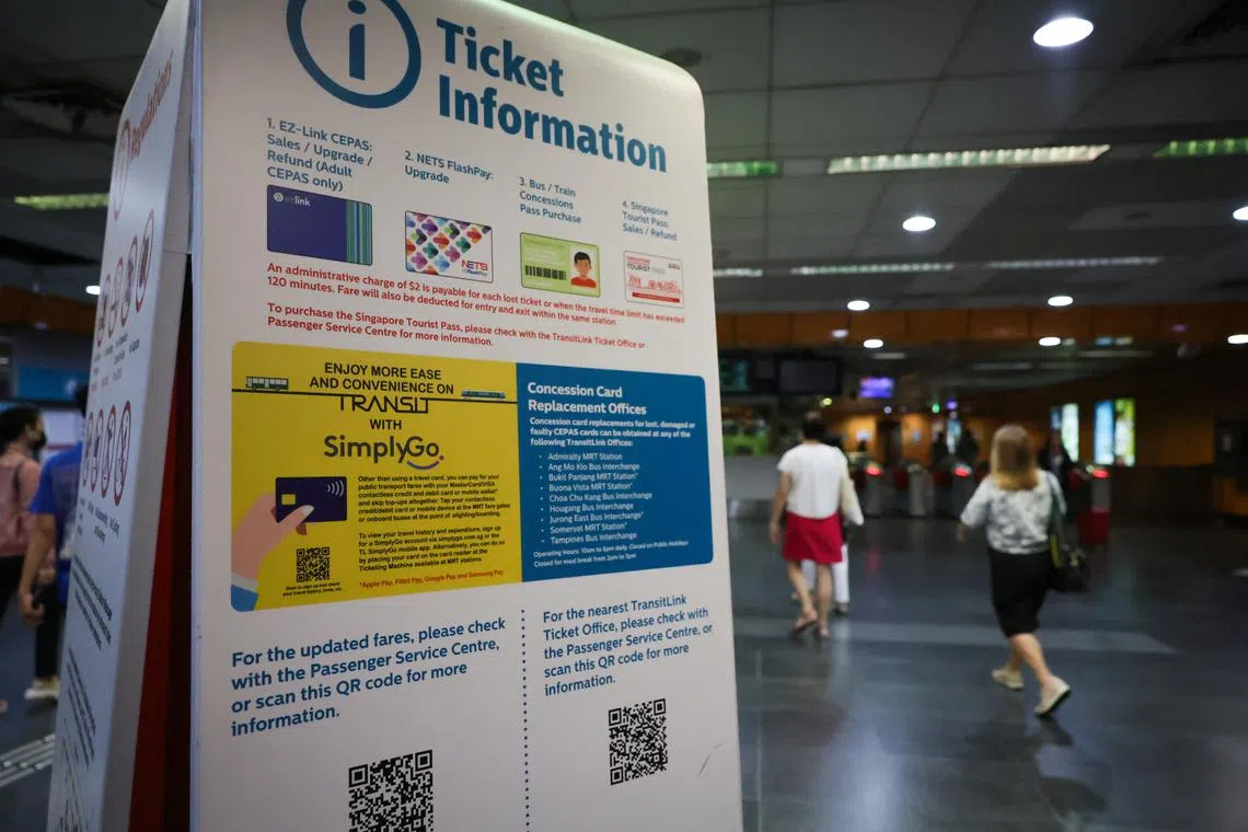 LTA’s plan to make SimplyGo the only accepted system for adult fare payments from June 1 was shelved after backlash from passengers.
