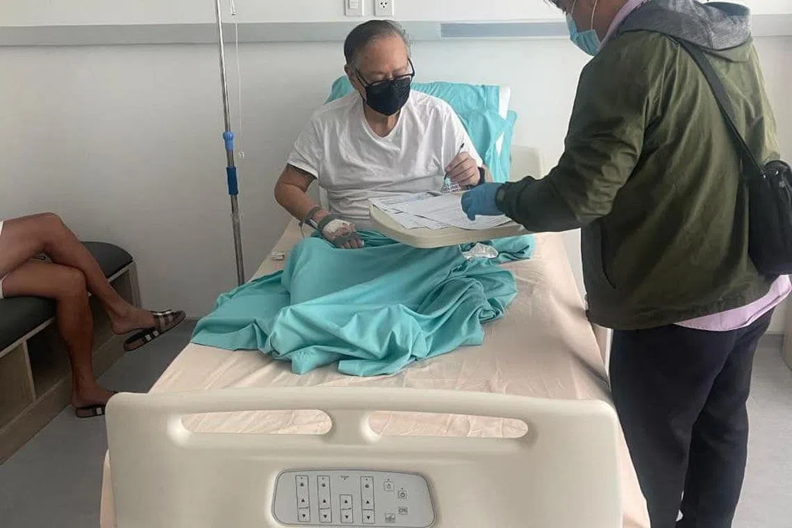 Reyes had his lawyers write to the National Bureau of Investigation that he really wanted to surrender.