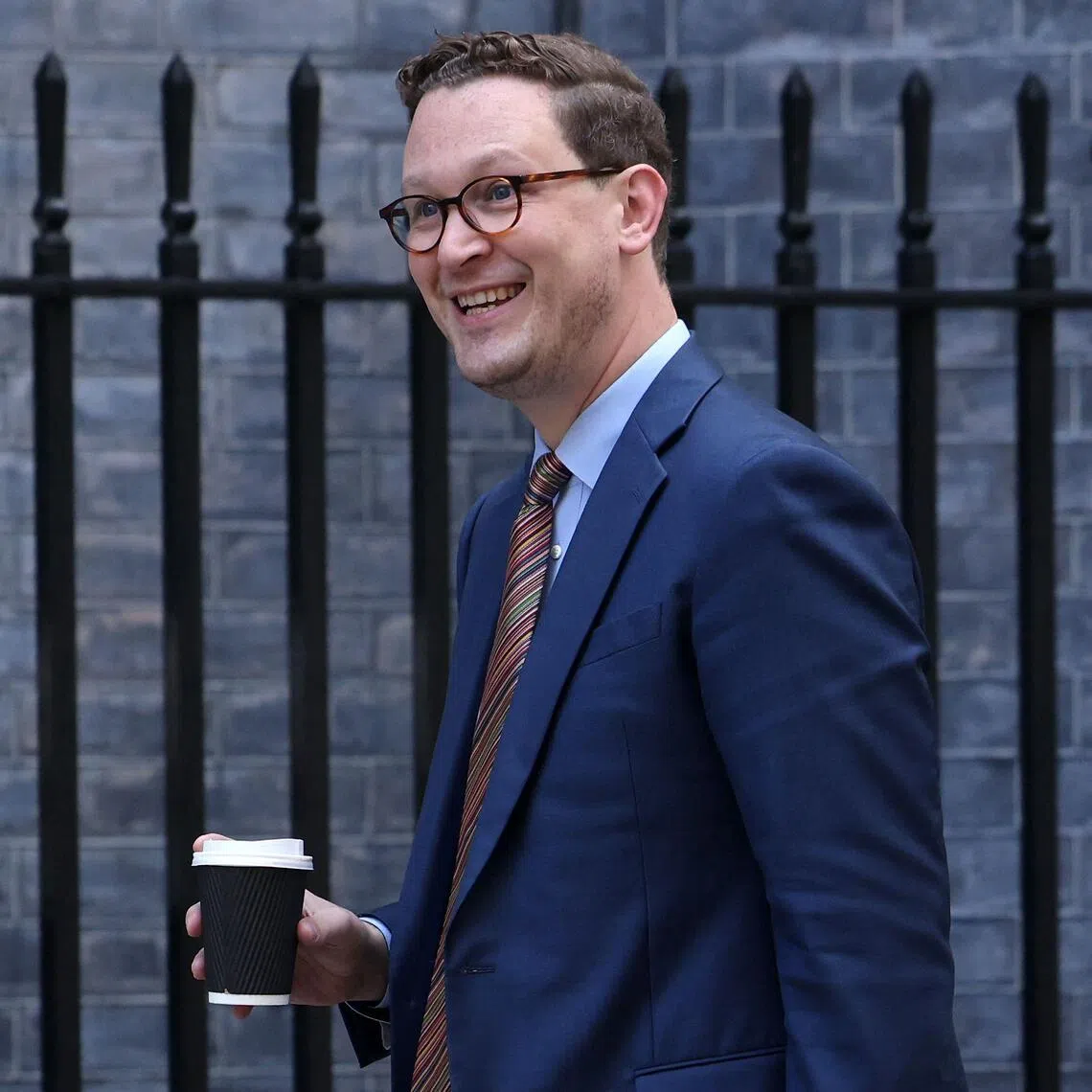 Darren Jones, chief secretary to the outgoing British Prime Minister Keir Starmer, arrives at 10 Downing Street in central London on June 23, 2026.
