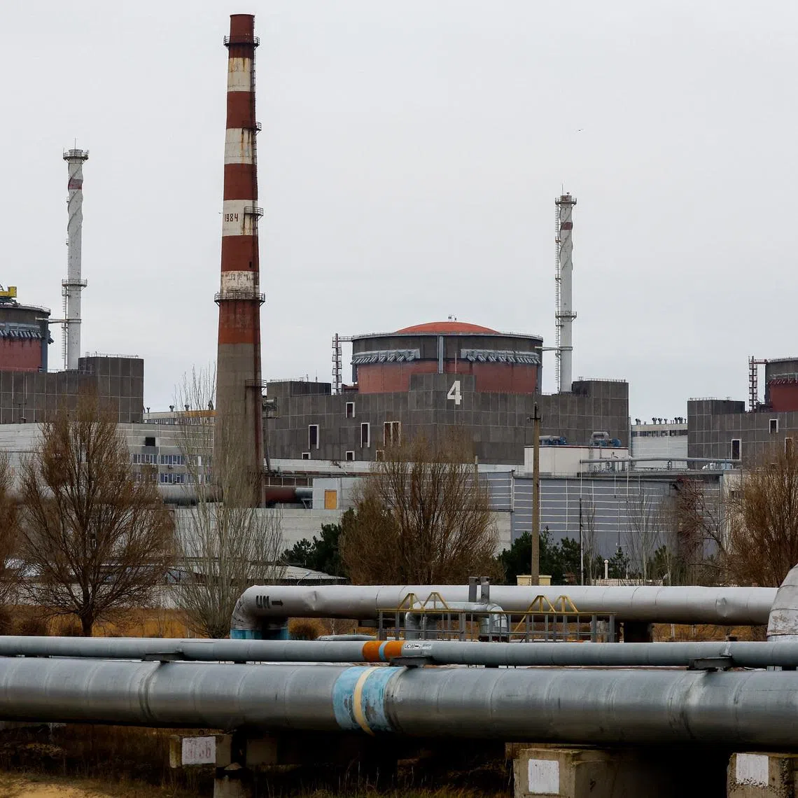 A view shows the Zaporizhzhia Nuclear Power Plant in the course of Russia-Ukraine conflict outside the city of Enerhodar in the Zaporizhzhia region, Russian-controlled Ukraine, November 24, 2022. REUTERS/Alexander Ermochenko