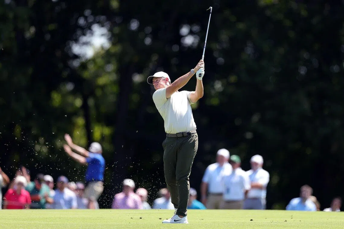 The six-time major champion was tied for the lead on Aug 20 at Bellerive Country Club in St. Louis, Missouri, with a trio of US Open winners – Gary Woodland, Wyndham Clark and JJ Spaun – and Chris Gotterup.