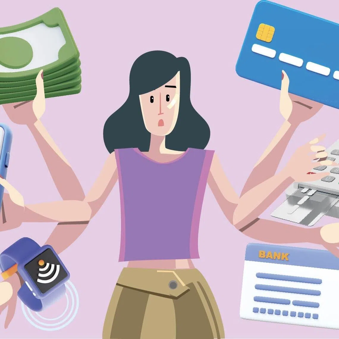 If cash is still king, or rather, queen, its crown is slipping.