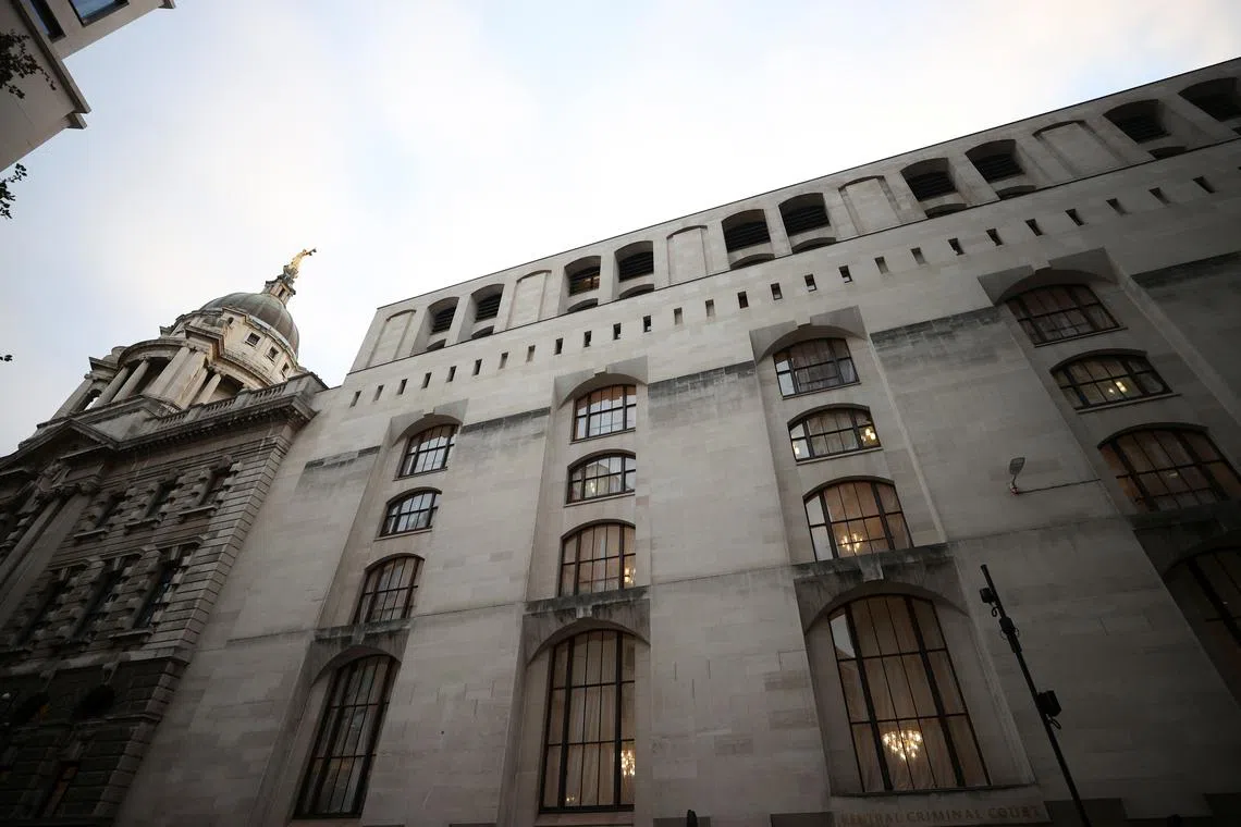 FILE PHOTO: The Old Bailey, where Ali Harbi Ali, 25, suspect in the murder of British MP David Amess, is due to appear, is seen in London, Britain, October 22, 2021. REUTERS/Hannah McKay/ File Photo