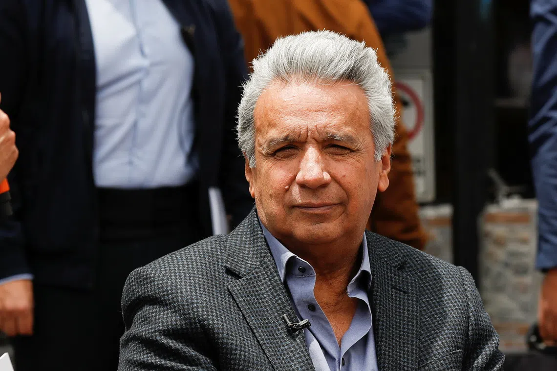 Ecuador finds ex-President Moreno guilty in hydro plant bribery case