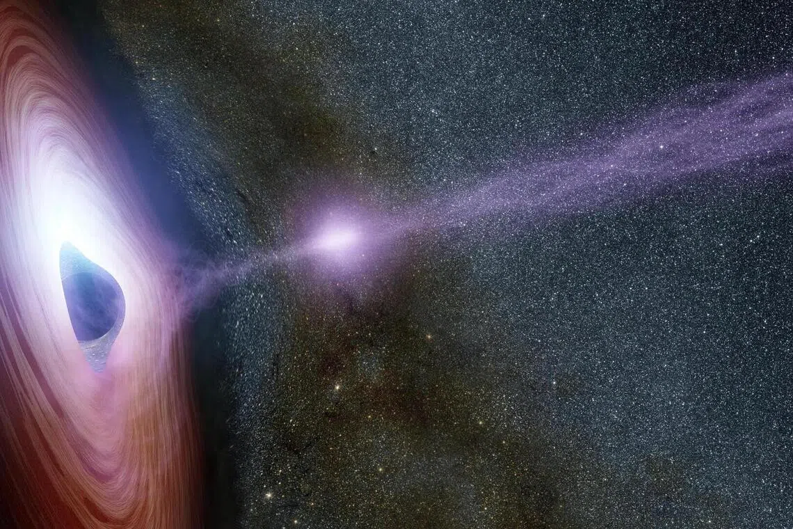 A black hole’s event horizon is the boundary from which nothing can escape - not even light.