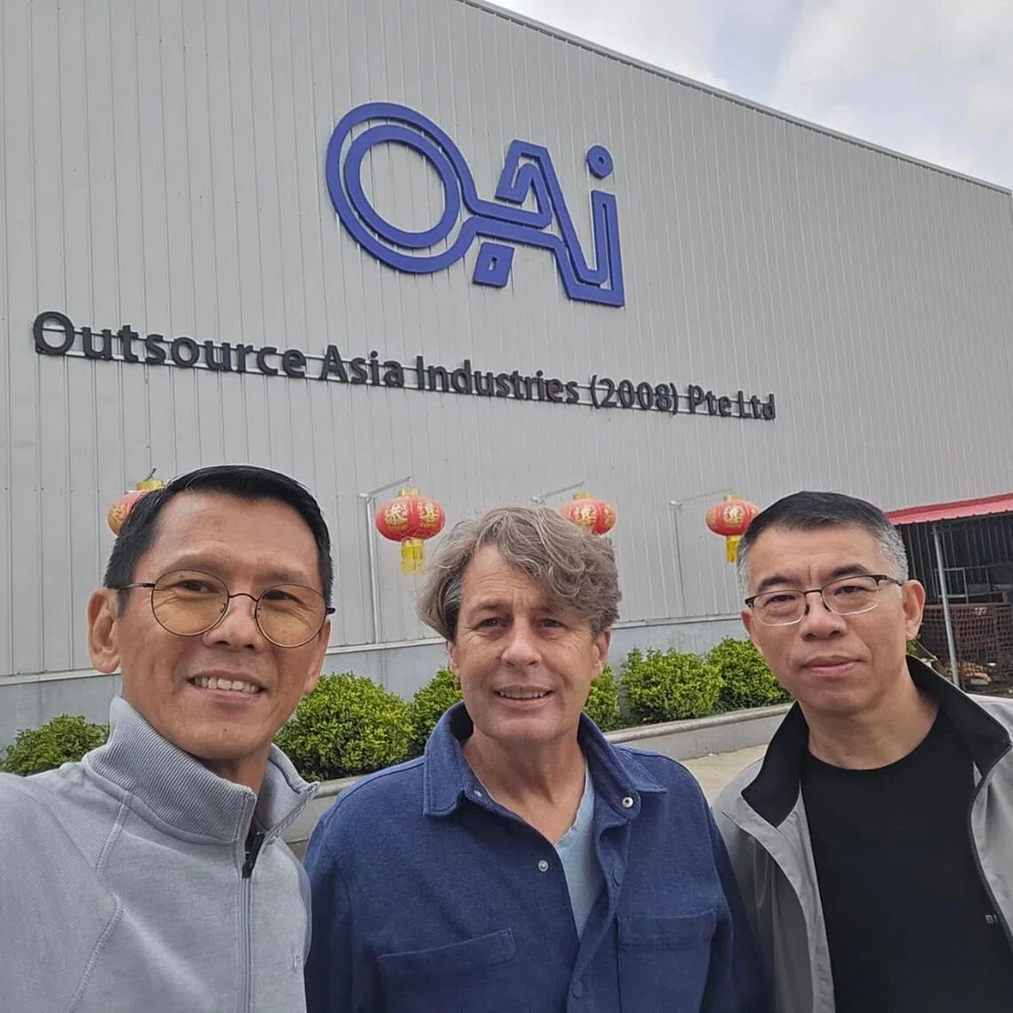 T.K. Khor (left), owner of Outsource Asia Industries, said the Trump administration’s tariff salvo has already cost him a chunk of business as some customers were not willing to take on the higher costs.
Credit: Courtesy of T.K. Khor