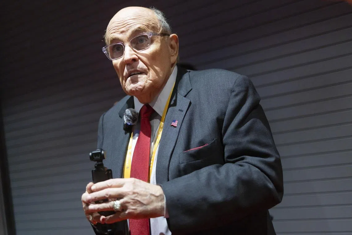 Former New York City Mayor Rudolph Giuliani suffered a fractured thoracic vertebrae, injuries to his left arm and a lower leg as well as multiple cuts and bruises. 