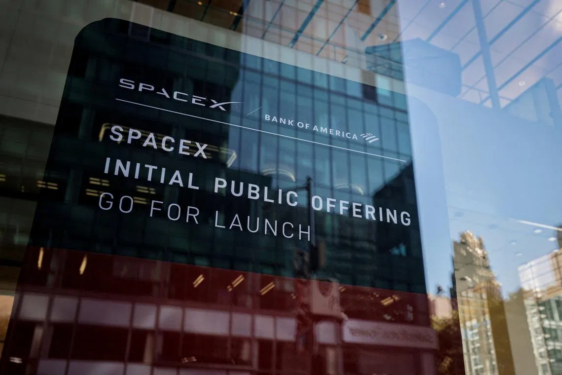 Musk's SpaceX prices record $75 billion IPO at $13