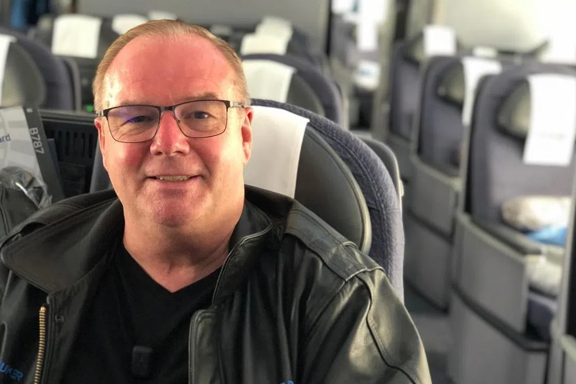 In 2019 alone, Tom Stuker's mileage from 373 flights covered more than six trips to the moon. 