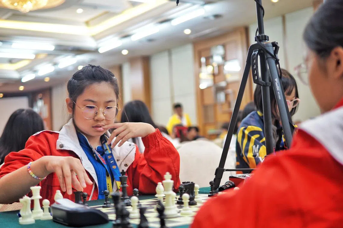 10-year-old Audelle Sim has a hearing impairment but that did not stop her from pursuing her chess dreams. 