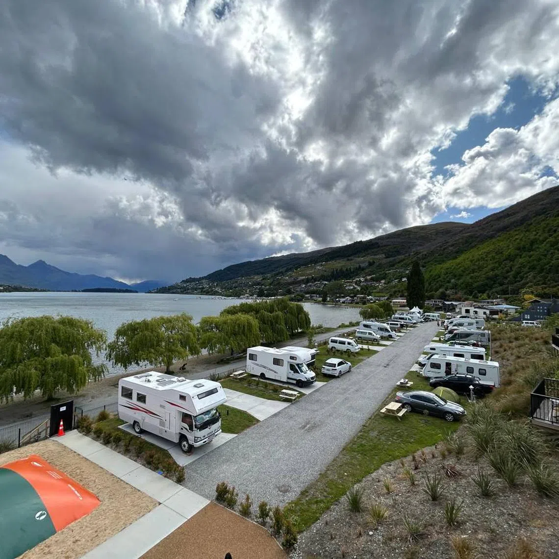 It is almost full house at the Driftaway Queenstown, a holiday park on the shores of Lake Wakatipu in Frankton.